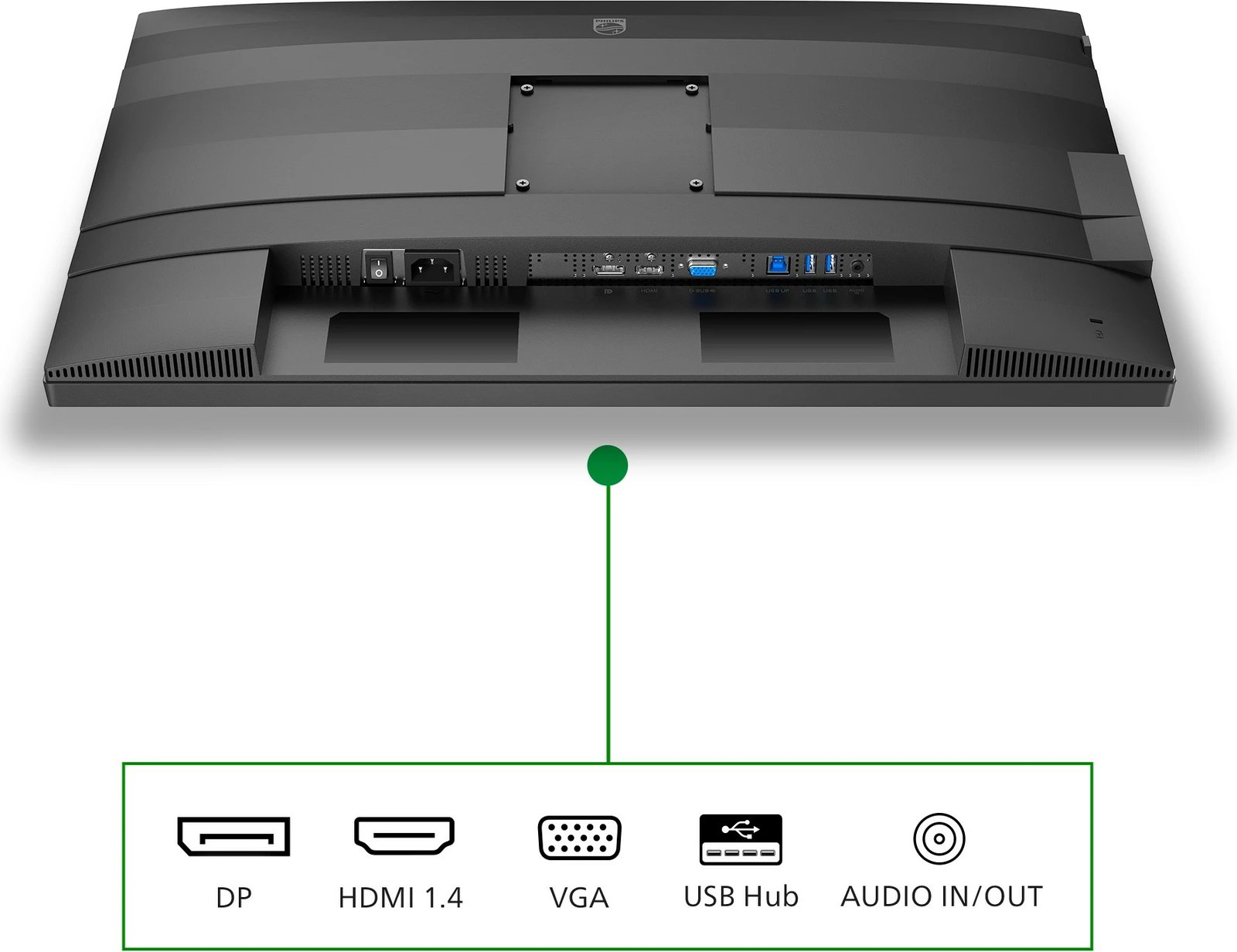 Monitor Philips 5000 series 27B2G5200/00, 27", Full HD, LCD, Anthracite