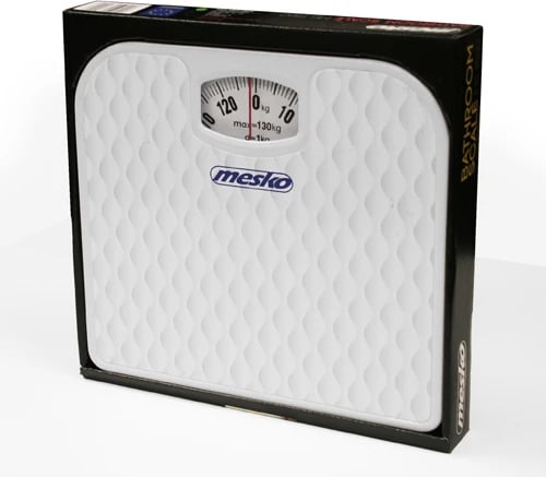 Peshore banjoje mekanike, Adler, MS 8160, kapacitet 130 kg, saktësi 1 kg, me buton kalibrimi, e bardhë Peshore banjoje mekanike, Adler, MS 8160, kapacitet 130 kg, saktësi 1 kg, me buton kalibrimi, e bardhë