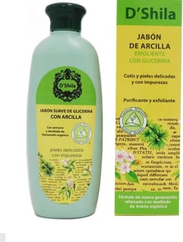 Sapun i lëngshëm me argjilë Shila 250ml unisex