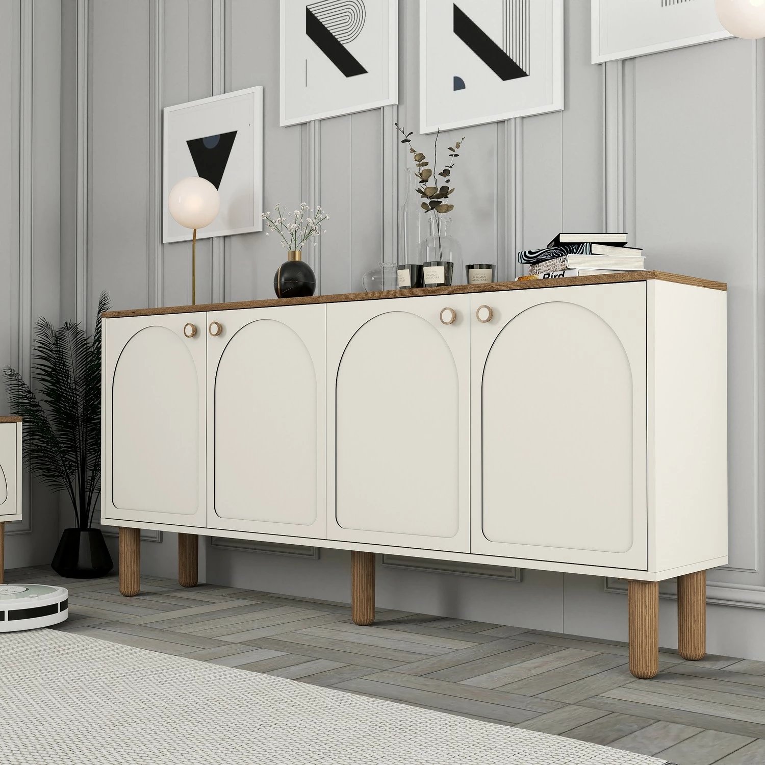 Konsol krem Skye Decor, Bohem 849