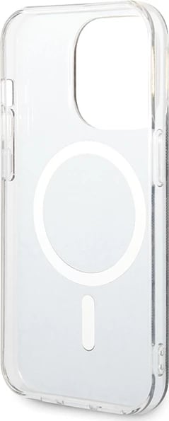 Mbështjellës Guess 4G MagSafe për iPhone 15 Pro, i zi