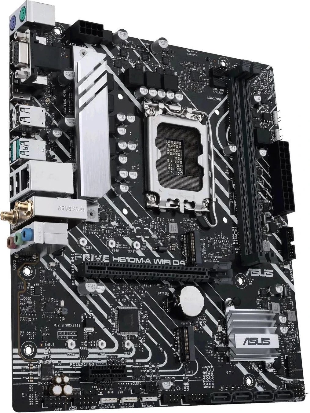 Pllakë amë ASUS PRIME H610M-A WIFI D4 - Intel H610