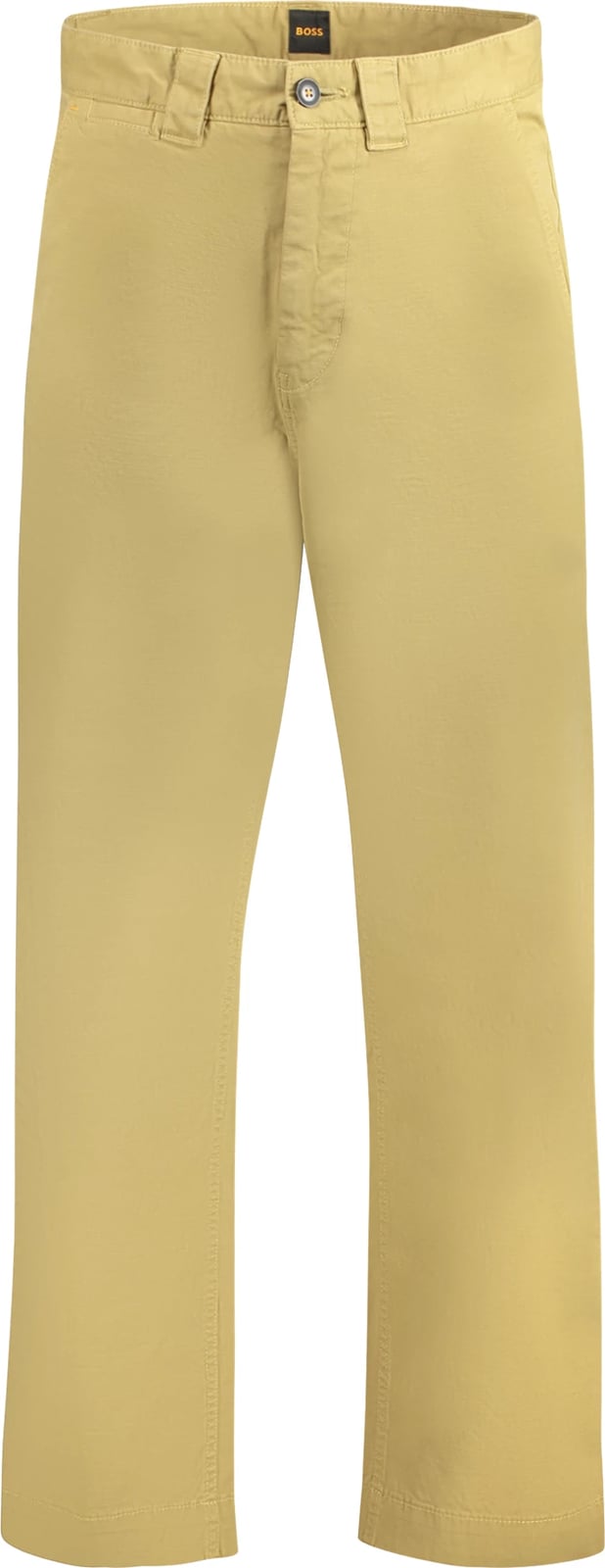 Pantallona për meshkuj BOSS straight fit, kafe