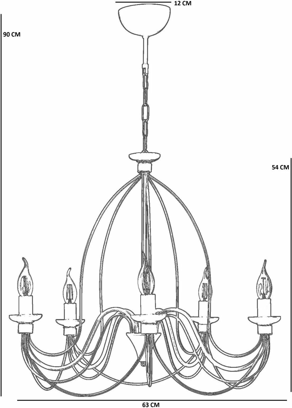Llambadar Opviq, 8991-5, ngjyrë gri