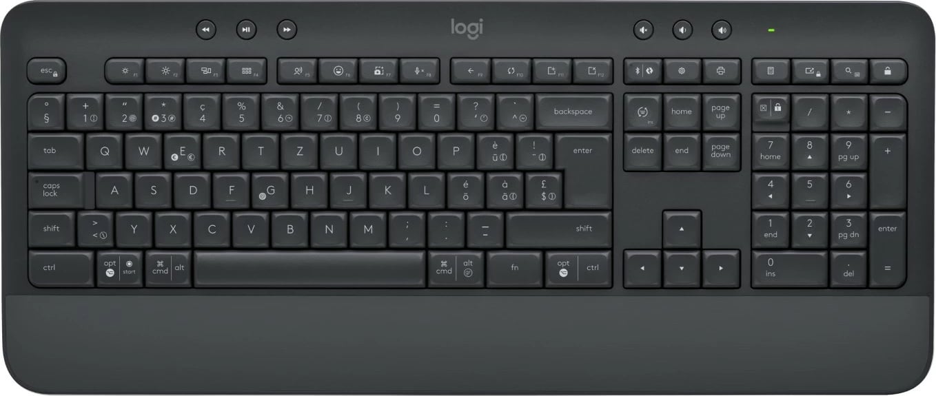 Komplet tastierë dhe maus Logitech Signature MK650, Wireless, Bluetooth, Membranë, QWERTZ, Grafit
