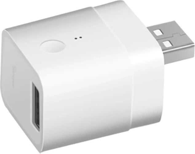Adaptor USB i mençur Sonoff Micro, kontroll përmes aplikacionit, bardhë
