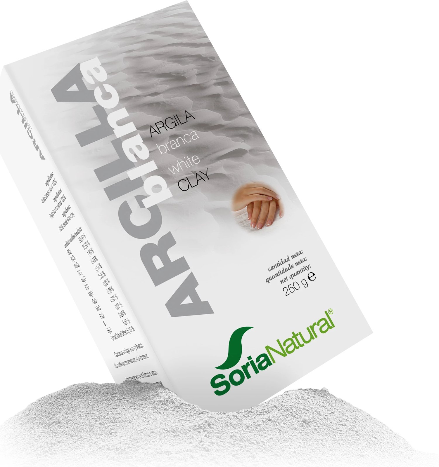 Argjilë e bardhë Soria Arcilla Blanca 250g