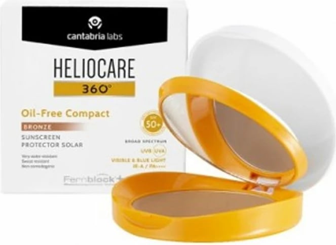 Pudër kompakte HELIOCARE 360 Color Oil-Free Bronze unisex 10g