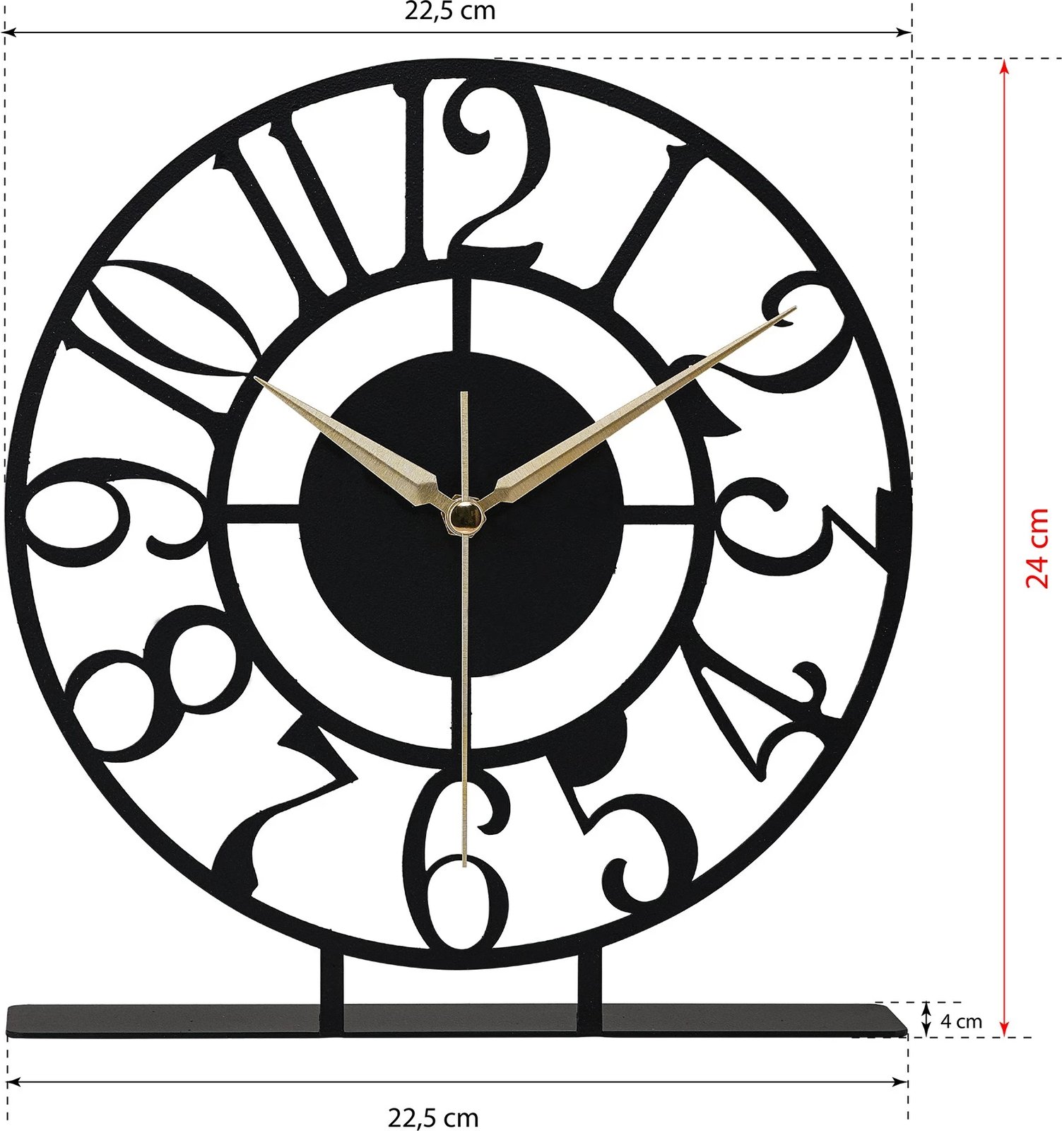 Orë dekorative Aberto Design, Bonni, e zezë