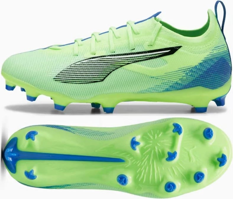 Atlete futbolli për fëmijë Puma, të gjelbra