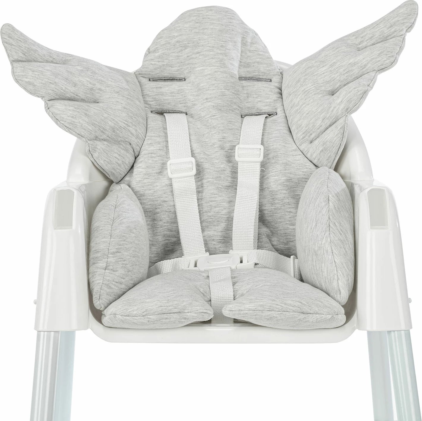 Jastëk për fëmijë, krahë engjëlli, ngjyrë gri e lehtë, Evila Originals