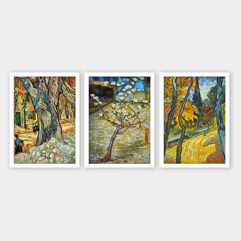 Pikturë dekorative me kornizë (3 copë), Wallity, 3BC_UN87641_3545