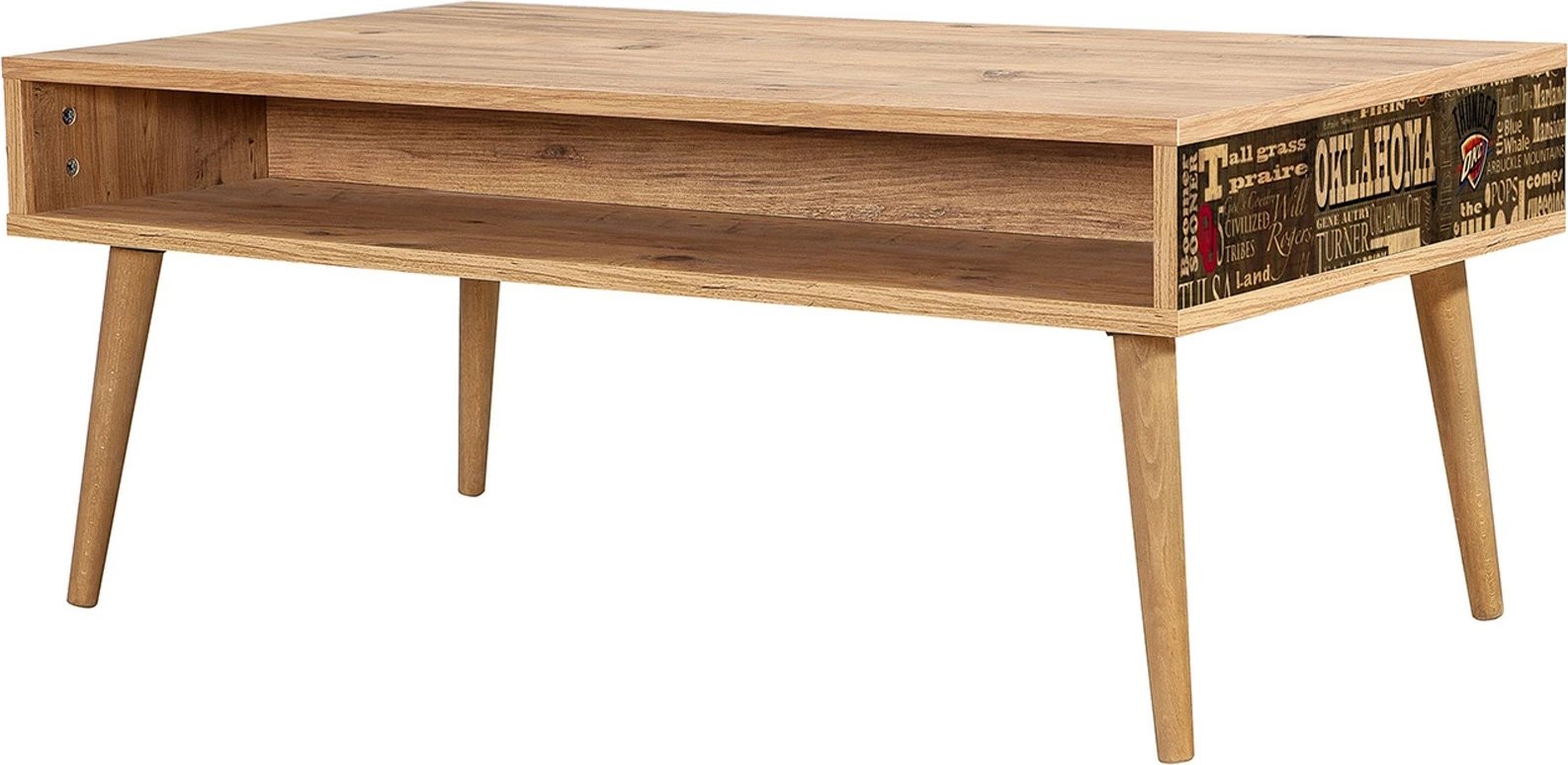 Tavolinë kafeje dy-katëshe, Skye Decor, ngjyrë Atlantic Pine, Viva - 765