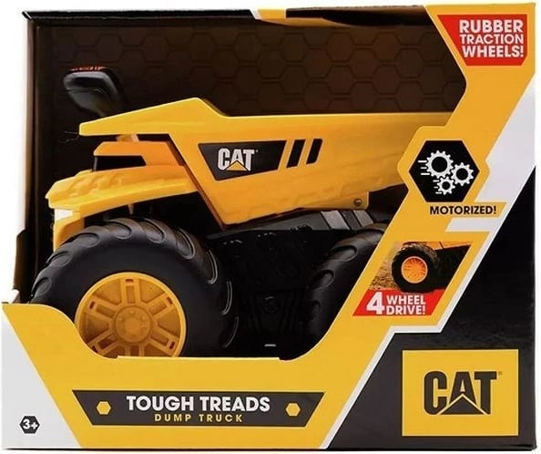 Kamion lodër CAT Construction Tipping 4x4, motorizuar, i verdhë