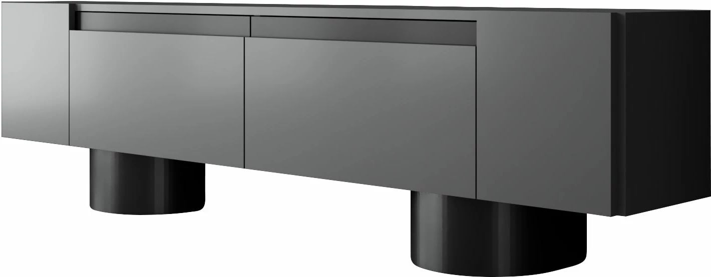 Komodë TV Hanah Home, bohem, antracit, e zezë