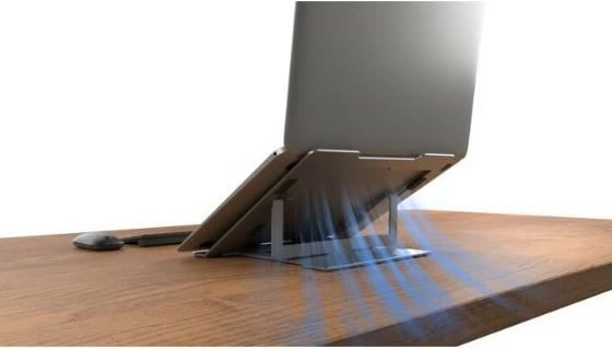 Stendë laptopi Kensington K50417WW, alumini, deri 16", 6 nivele rregullimi, palosëse, argjendtë