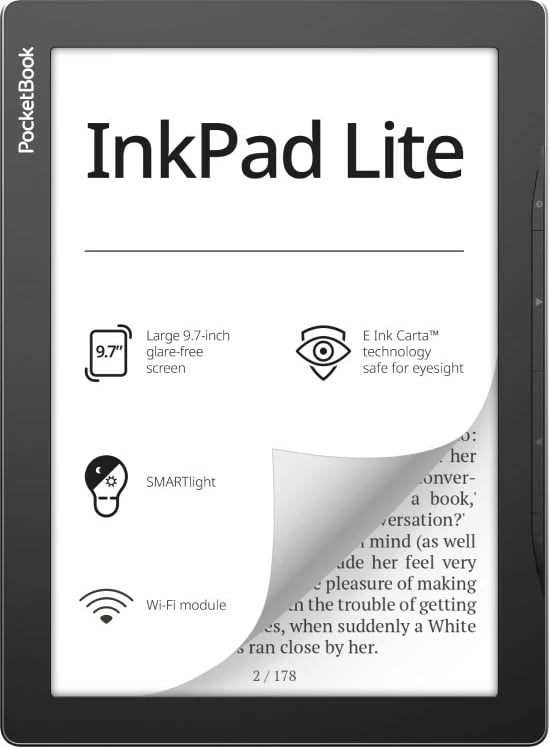 Lexues E-book Pocketbook InkPad Lite, 9,7 ", 8GB, hiri 