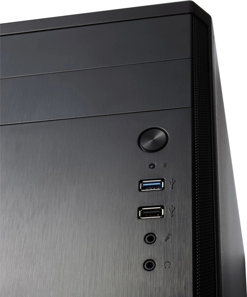 Kasë Fractal Design Core 1100, Mini Tower, micro ATX/Mini-ITX, e zezë Kasë Fractal Design Core 1100, Mini Tower, micro ATX/Mini-ITX, e zezë