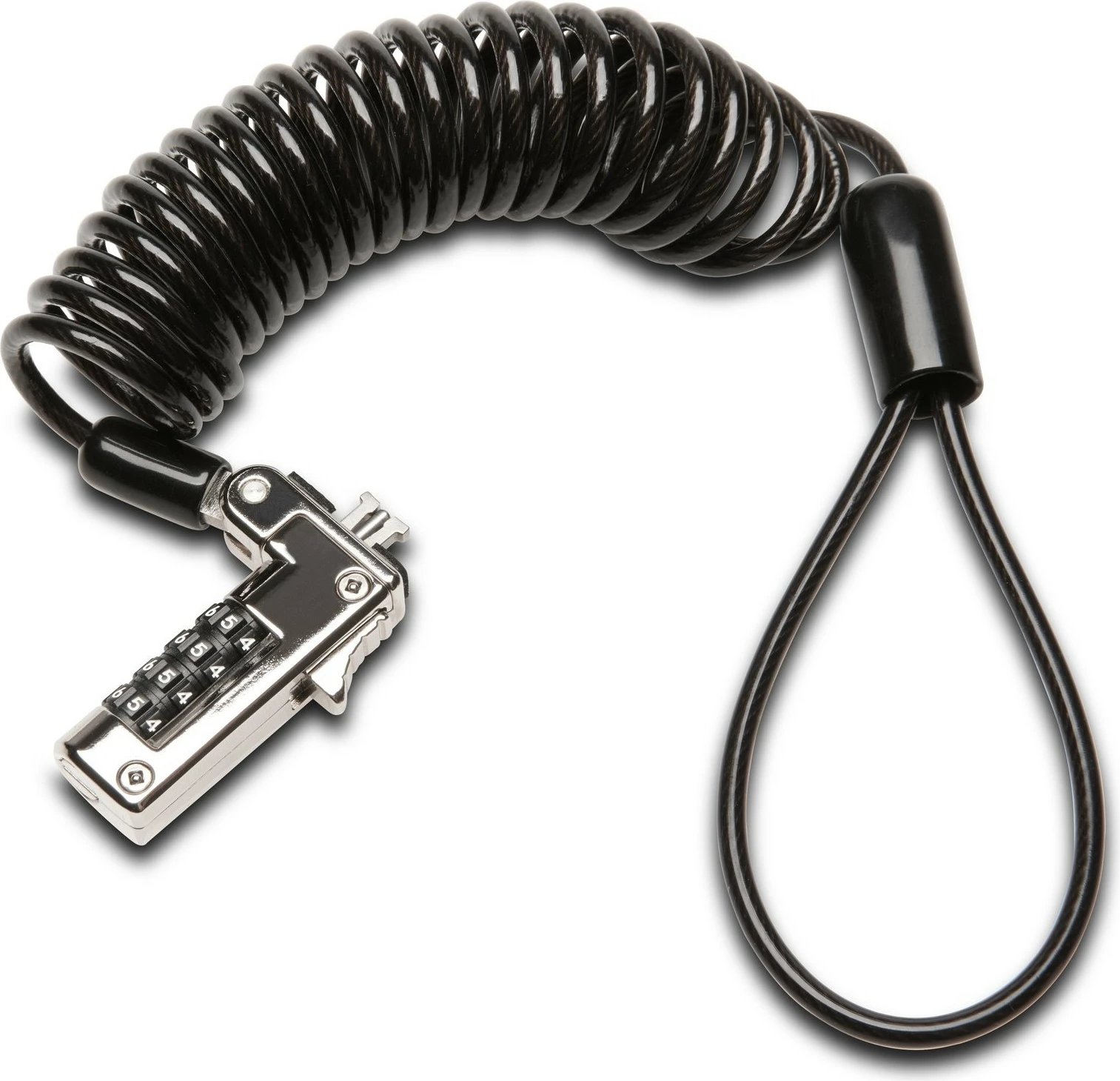 Kabllo sigurie Kensington Slim NanoSaver, kombinim, 1.8m, zi/metalike