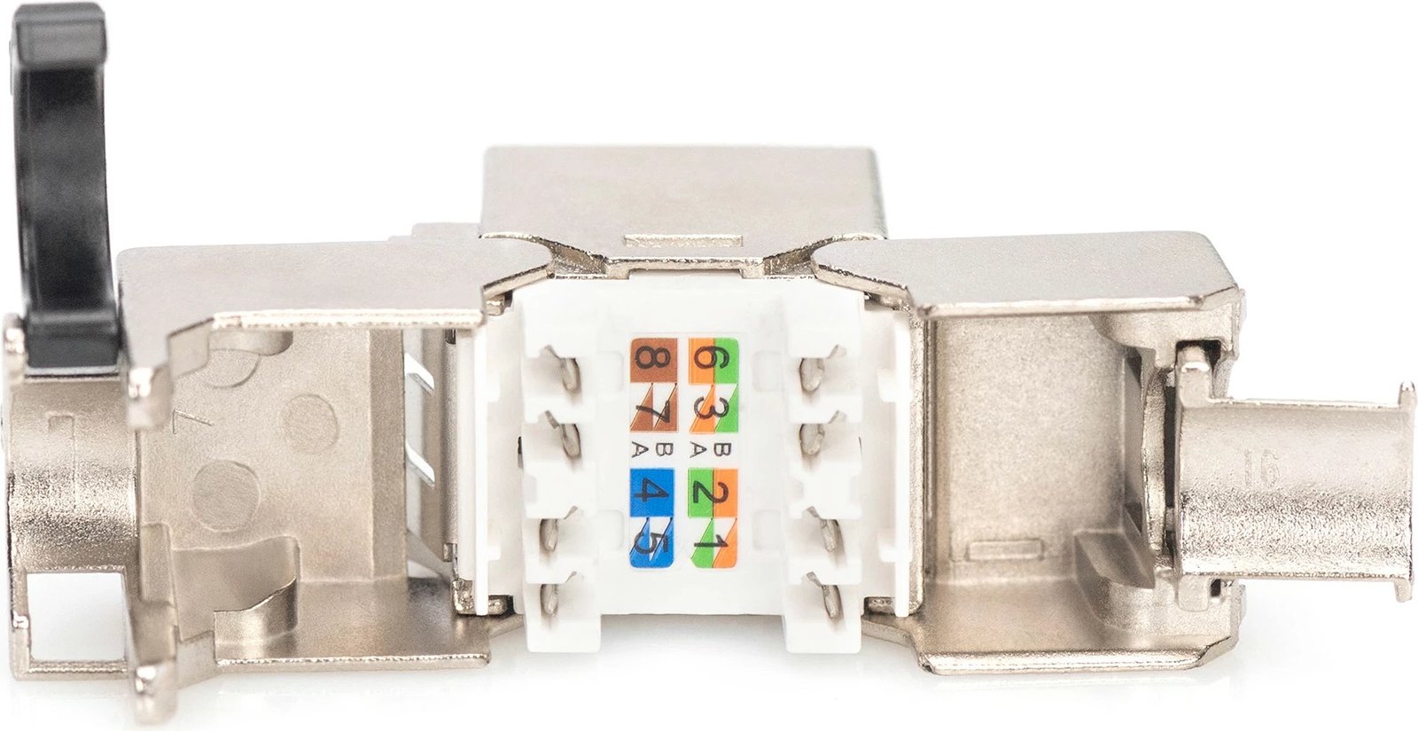 Keystone modul Digitus CAT 8.1, shielded, pa vegla, RJ-45, i bardhë