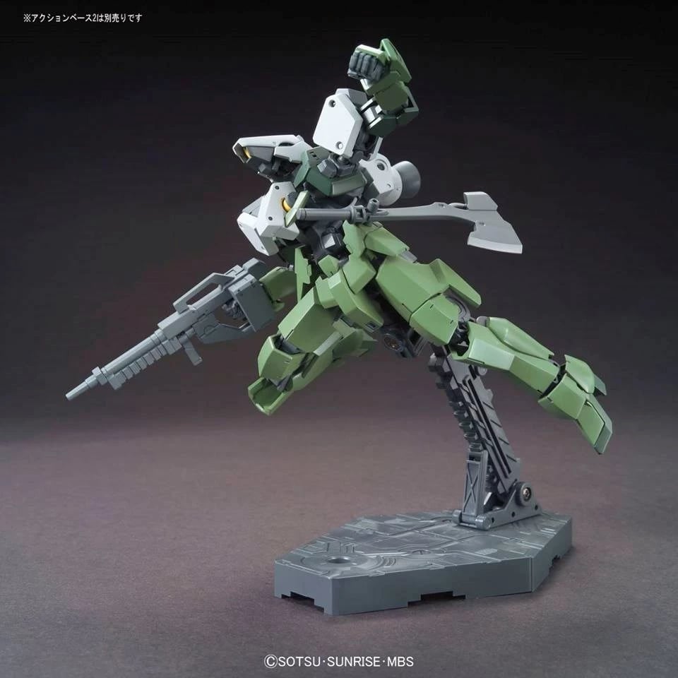 Model plastik Bandai HG 1/144 Graze Custom, koleksion, jeshile