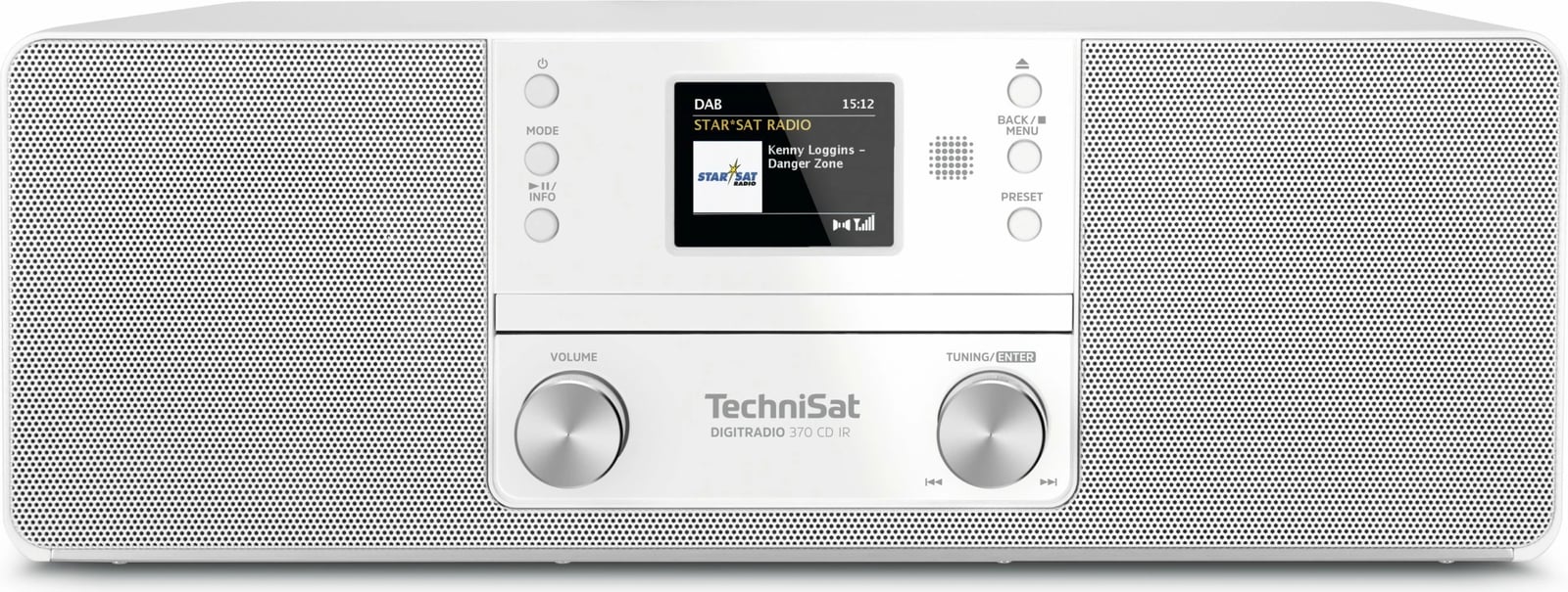 Radio TechniSat DigitRadio 370 CD IR, bardhë