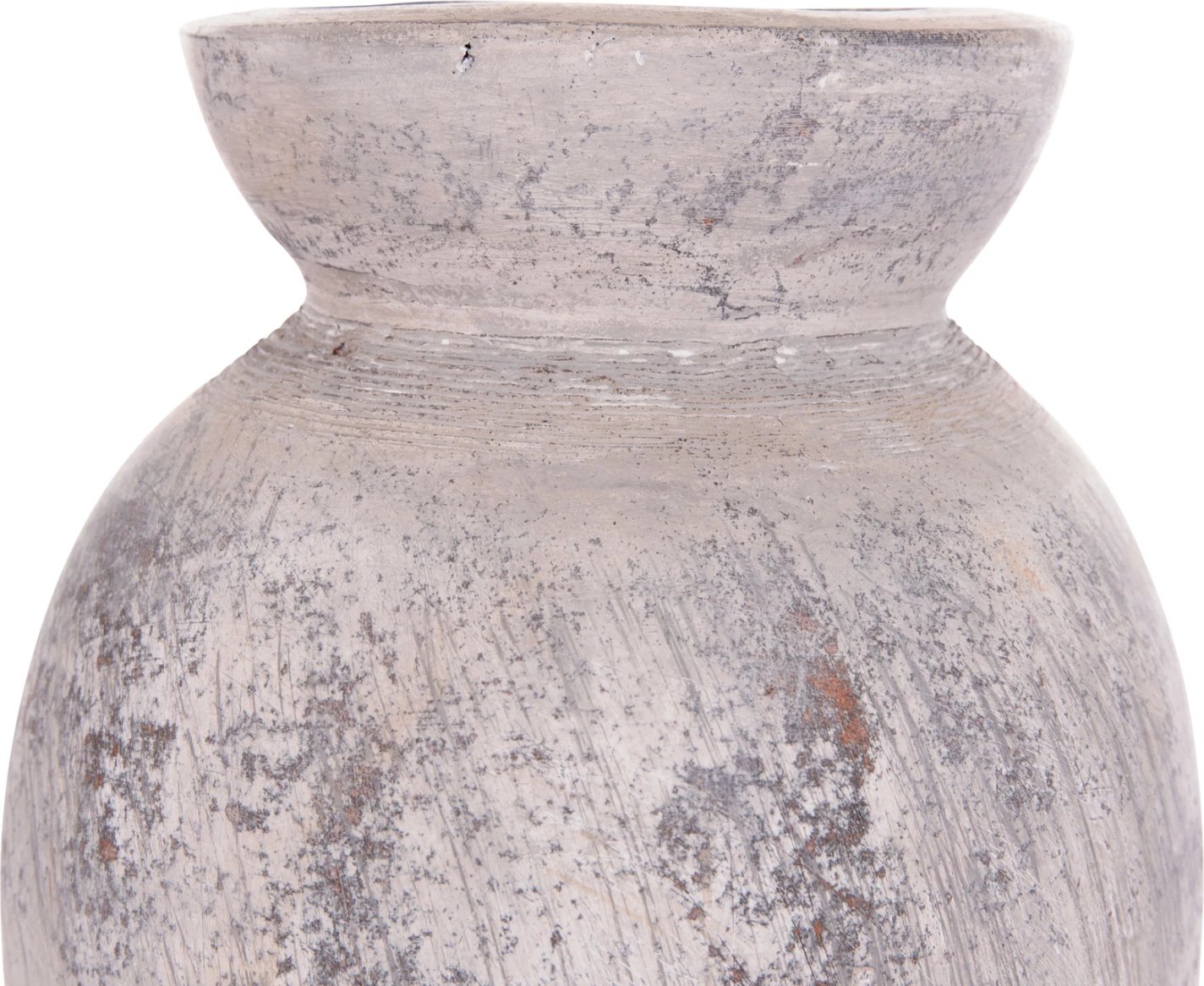 Vazo dekorative tavoline VERMO, terrakotë, ngjyrë gri e çelët, FH4396, 18x19cm Vazo dekorative tavoline VERMO, terrakotë, ngjyrë gri e çelët, FH4396, 18x19cm