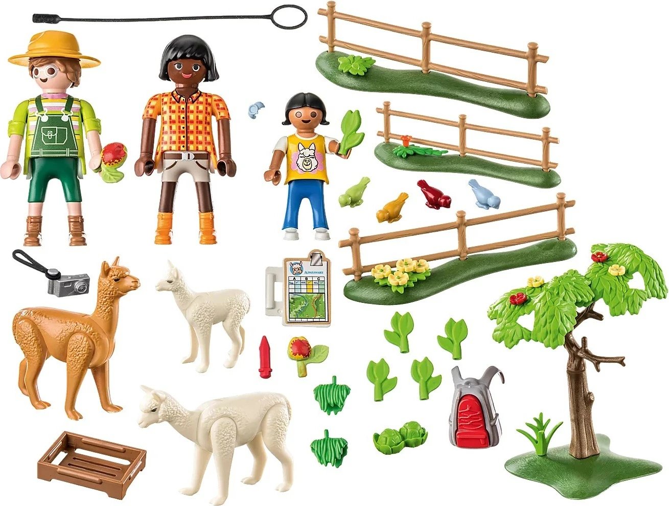 Set lodrash Playmobil Country 71251 Hiking with Alpacas, 56 pjesë