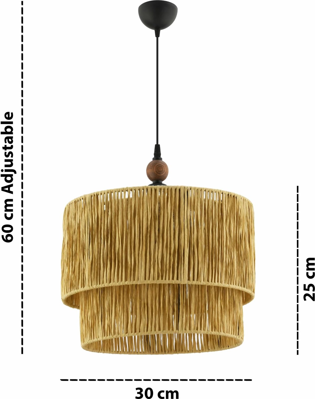 Llambë tavani Opviq, Vnoreny W, ngjyrë camel, kafe, e zezë