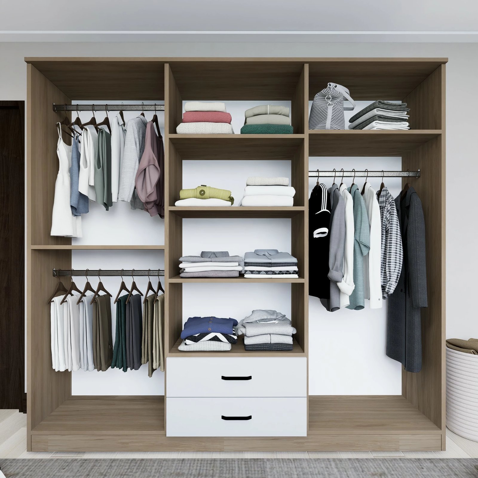 Dollap Skye Decor, ngjyrë arrë e çelët, Yaman 1600-64