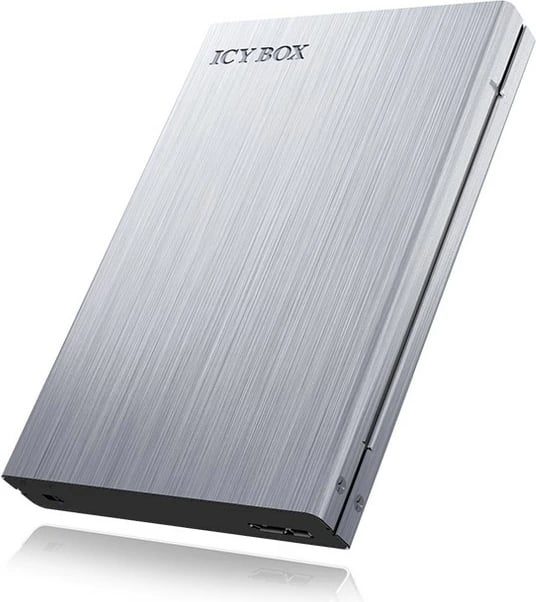 Kasë IcyBox IB-241WP3 për hard disk 2.5", alumini, anthracite