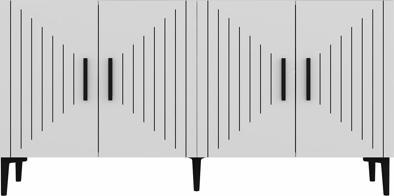 Konsolë Skye Decor, e bardhë, Poyraz