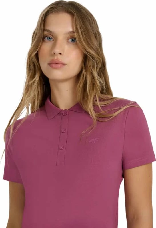 Maicë polo për femra 4F, burgundy
