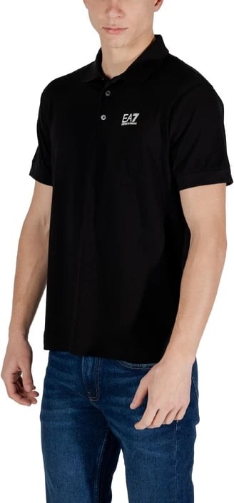 Polo Ea7 për meshkuj, e zezë