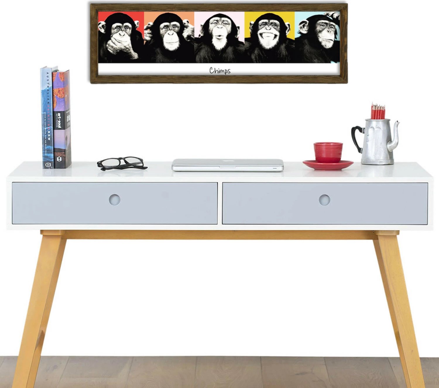 Pikturë dekorative me kornizë, MDF, shumëngjyrëshe, Wallity, OZM826, 19x70x3.5cm