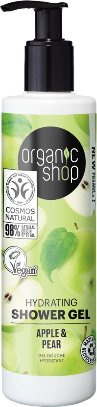 Xhel dushi hidratues Organic Shop Apple & Pear unisex 280ml