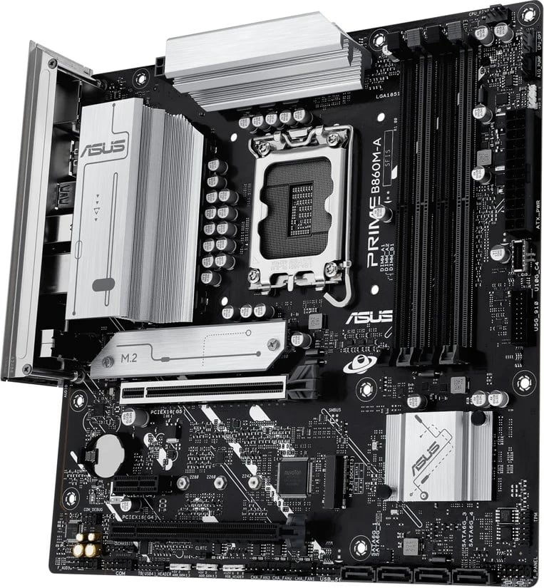 Pllakë amë ASUS PRIME B860M-A-CSM, Socket 1851, micro ATX, Multikolor