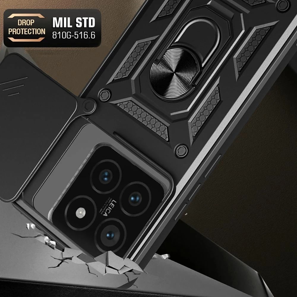 Mbështjellës Tech-Protect CamShield Pro për Xiaomi 14, i zi