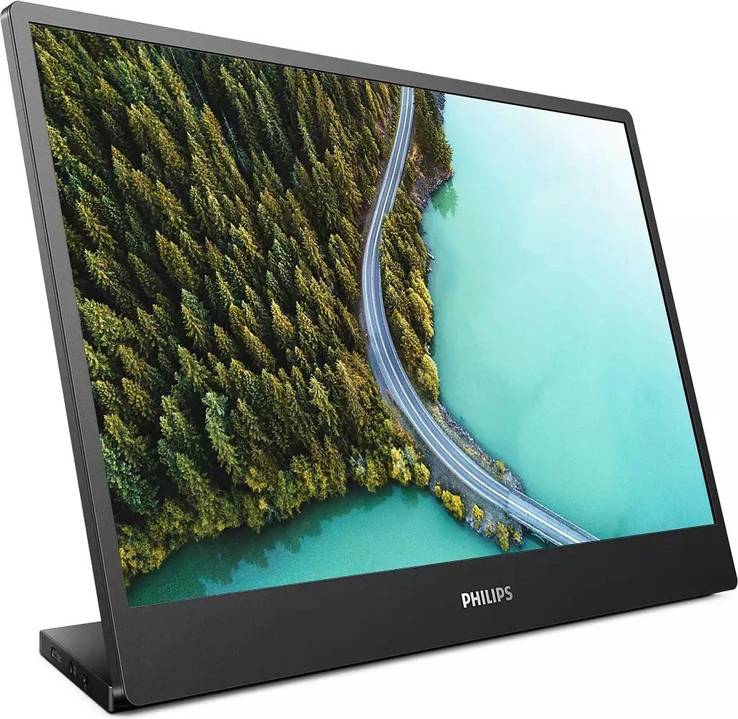 Monitor Philips 3000 series 16B1P3302/00, 15.6", Full HD, LED, e zezë
