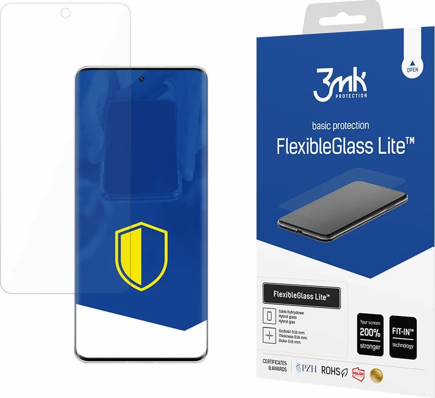 Mbrojtës ekrani FlexibleGlass Lite për Xiaomi 12 Lite, 3mk Protection, ultra i hollë, transparent