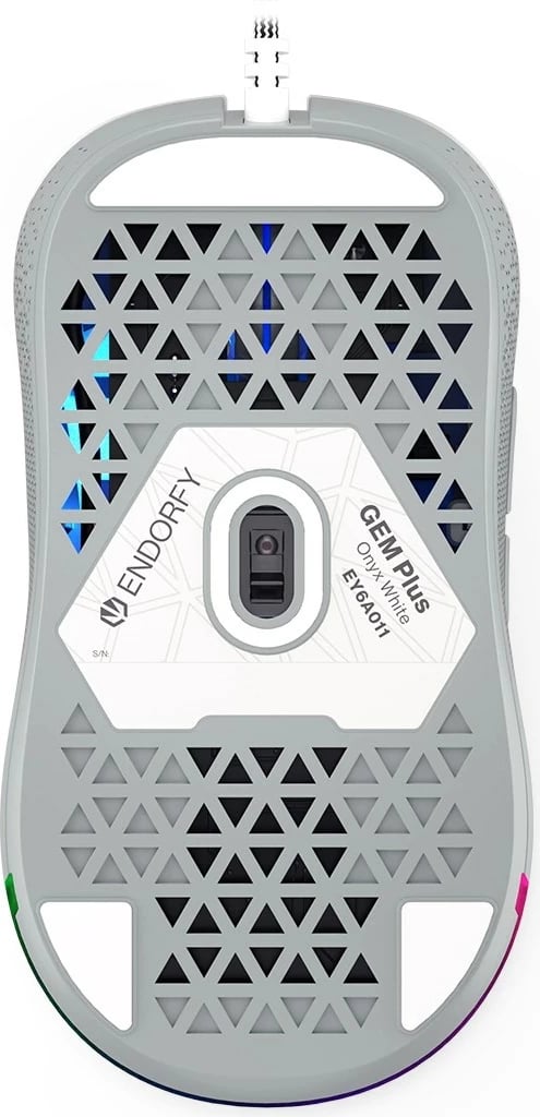 Maus për lojra ENDORFY GEM Plus, i bardhë
