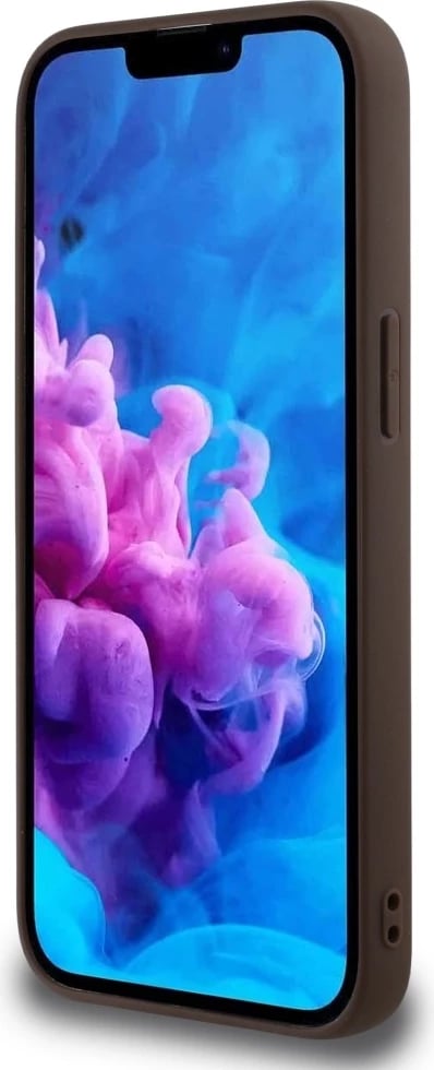 Mbështjellës Guess 4G Ring Classic Logo MagSafe për iPhone 16e, Kafe Mbështjellës Guess 4G Ring Classic Logo MagSafe për iPhone 16e, Kafe