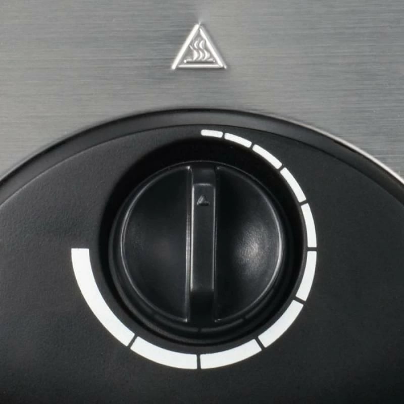 Pjekëse vaflash Severin WA 2103, çelik inox, termostat i rregullueshëm, tregues me drita, e zezë