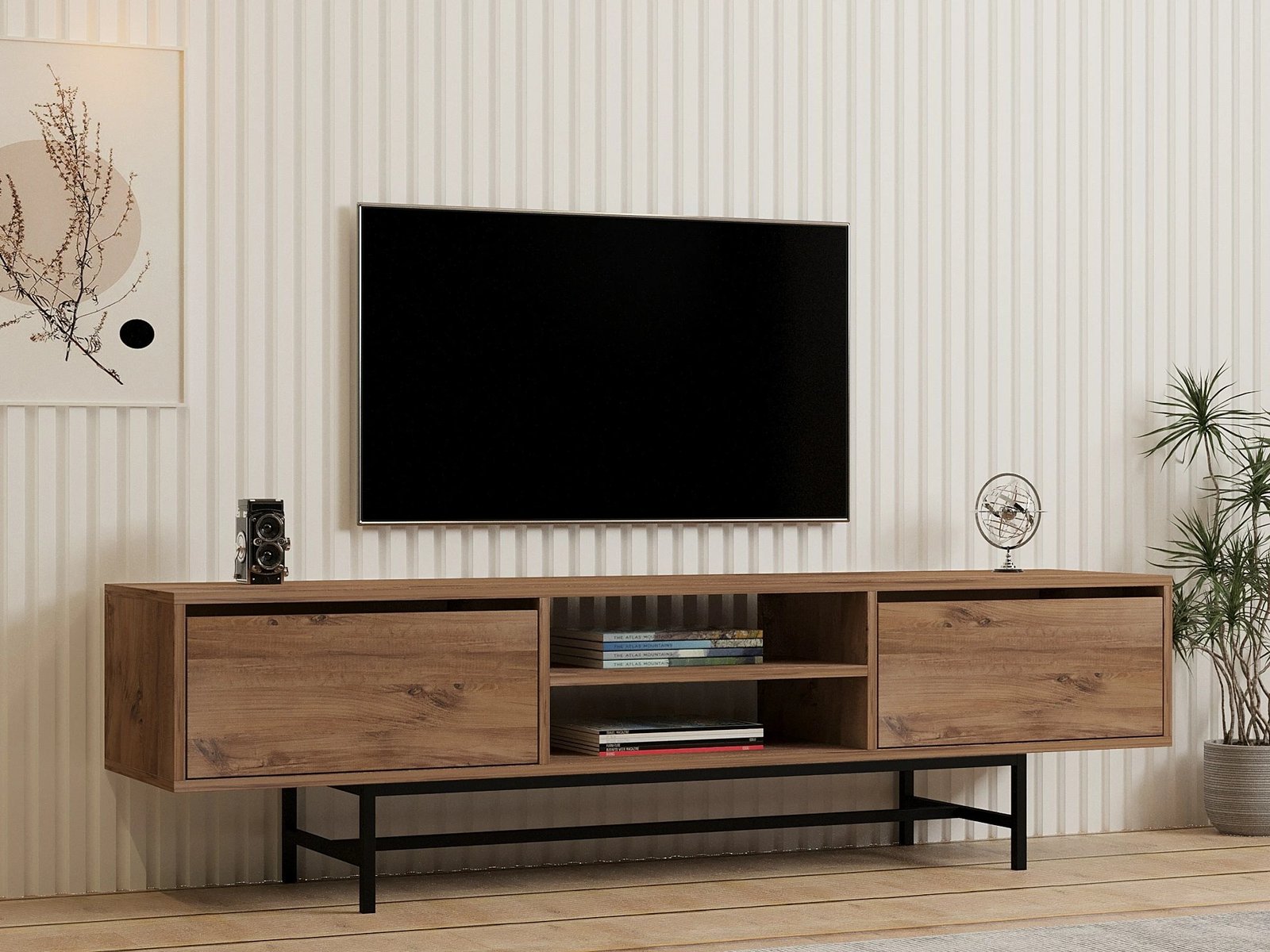 Komodë për TV, ngjyrë Atlantic Pine, Skye Decor, Tauber