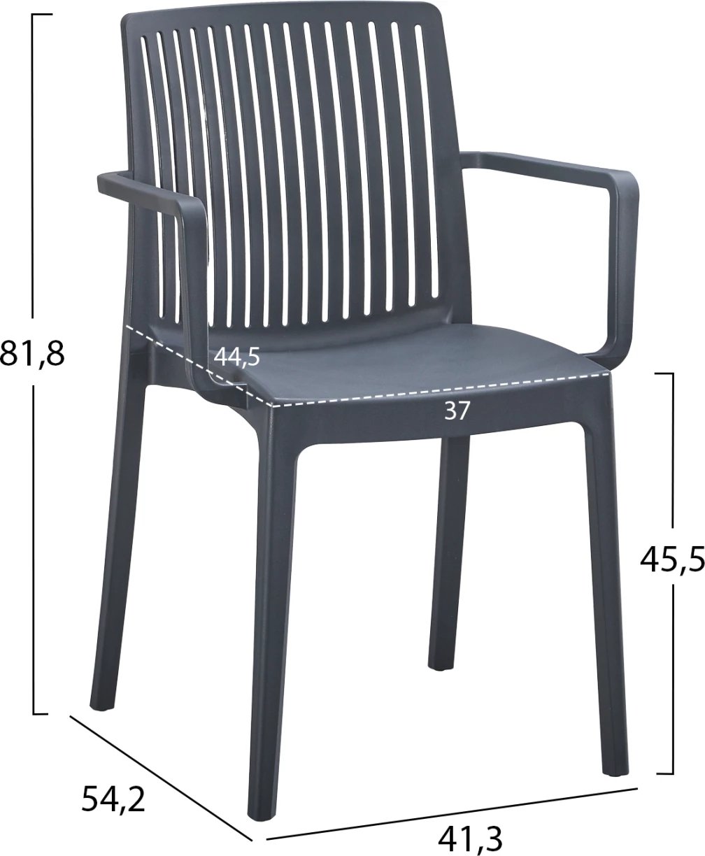 Karrige polipropileni IDA FH6127.03 gri 41,3x54,2x81,8Hcm