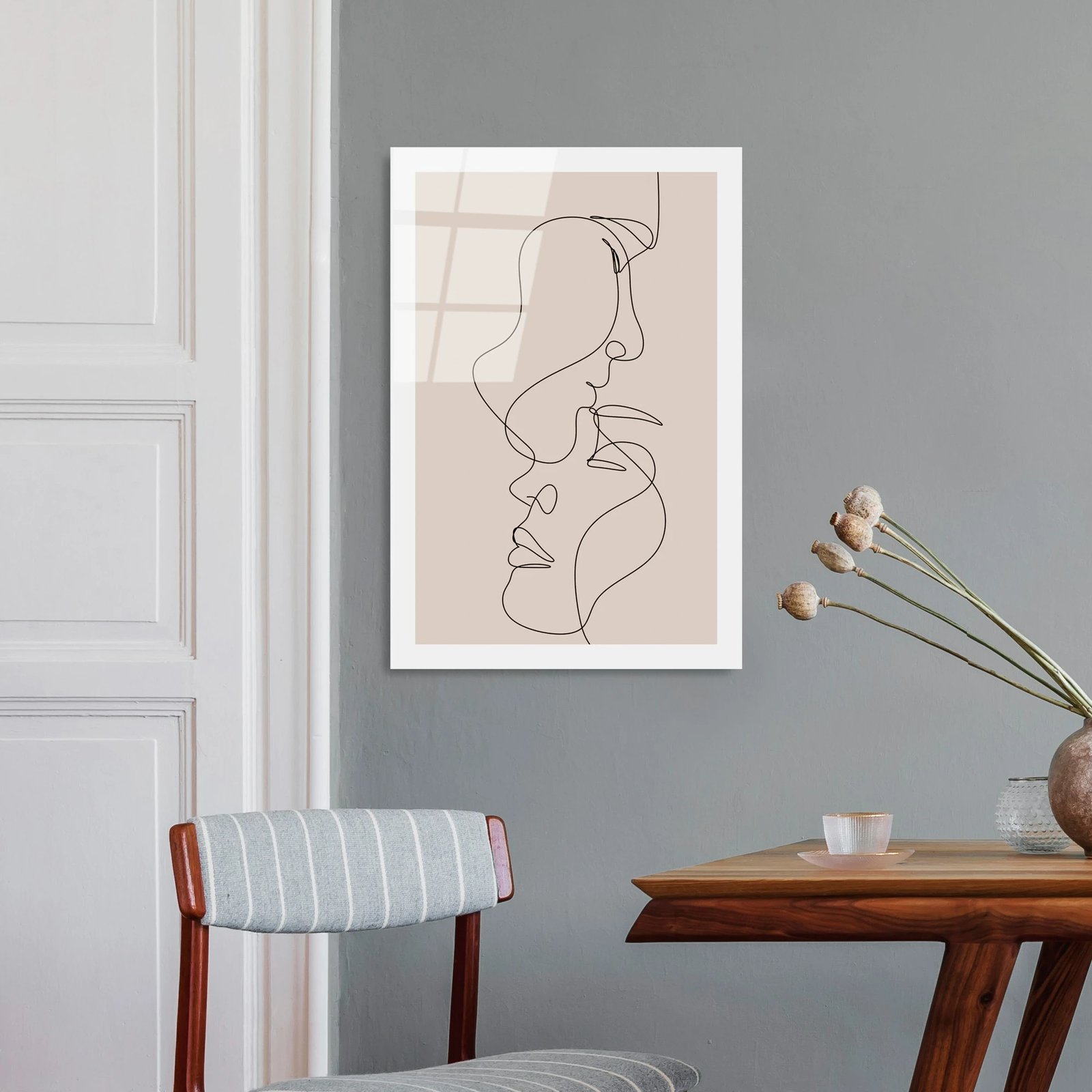 Pikturë dekorative prej xhami të temperuar, Wallity UV-1038, 30x45cm