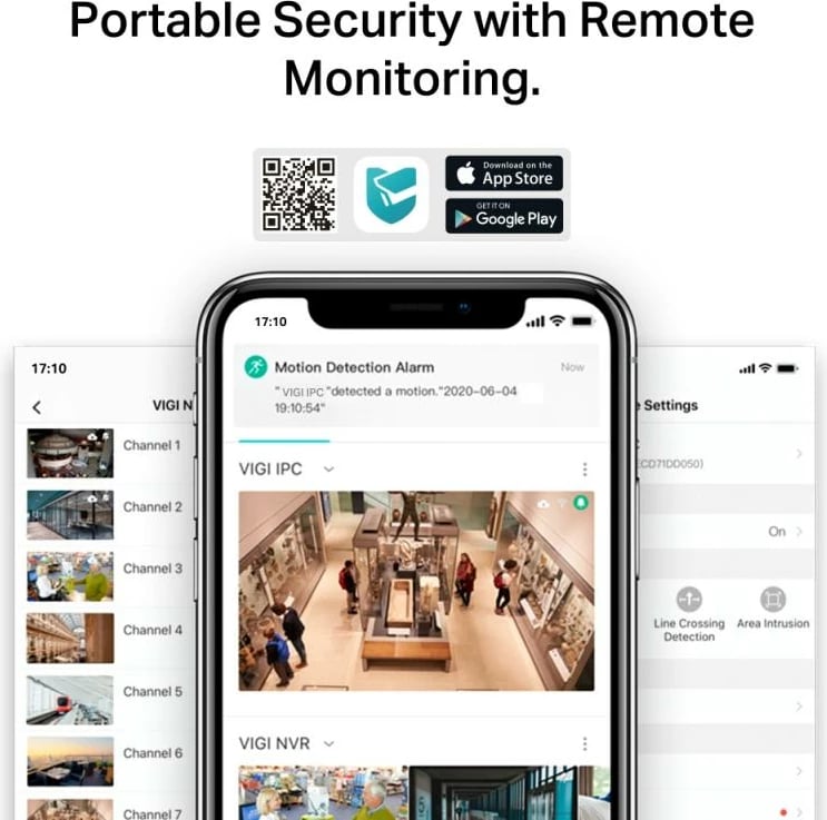 Kamerë rrjeti, TP-Link VIGI C340-W, 4MP, lente 4mm, Wi‑Fi, e bardhë