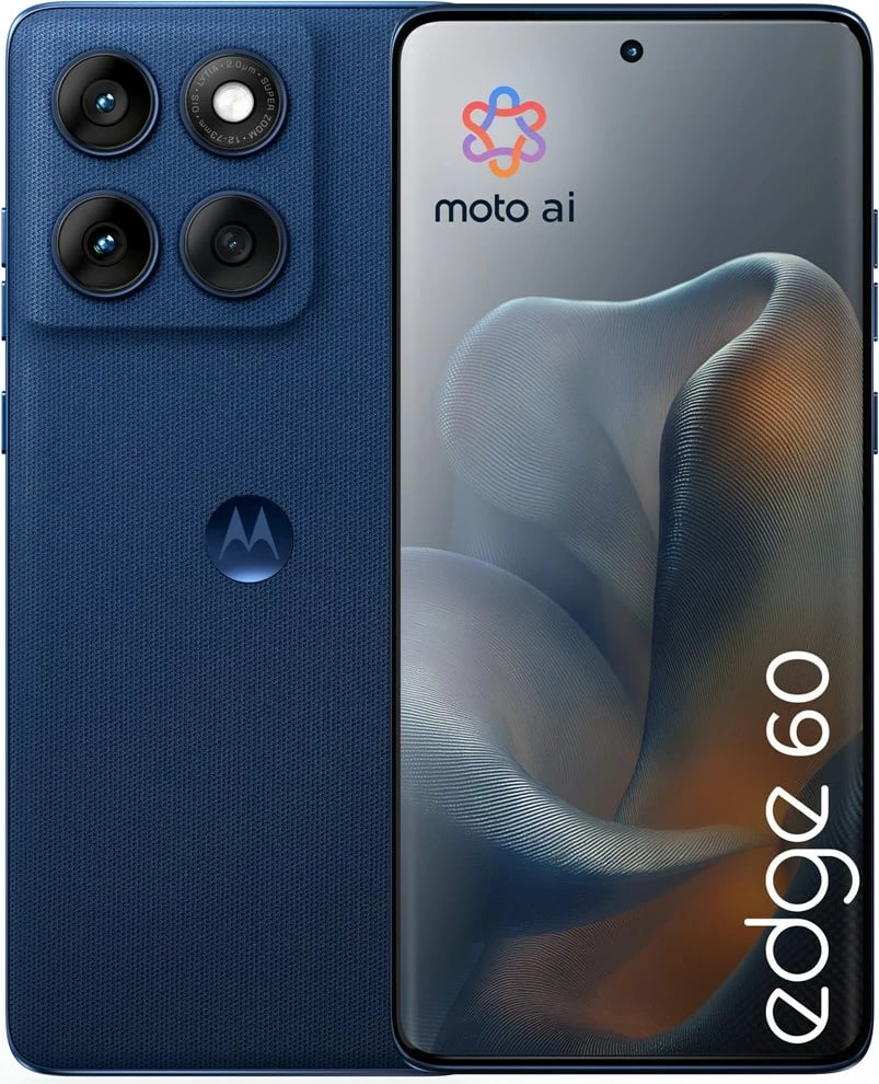Celular Motorola edge 60, 6.67", 12 GB RAM, 256 GB, 5G, Blu