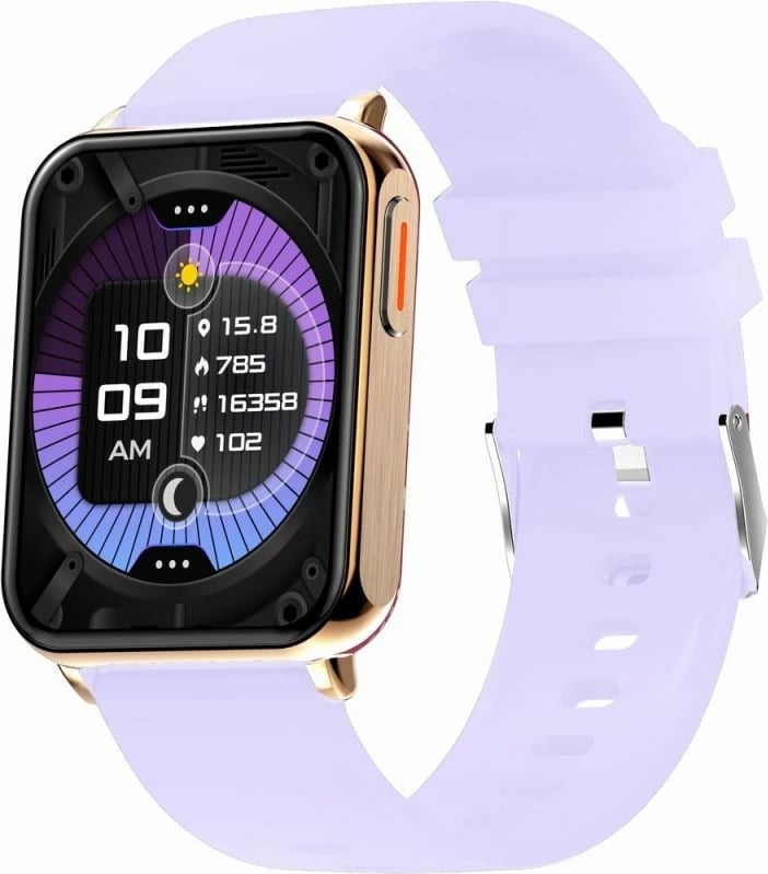 Smartwatch Gravity, rozë gold purple