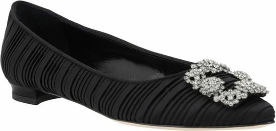 Balerina Manolo Blahnik për femra, e zezë